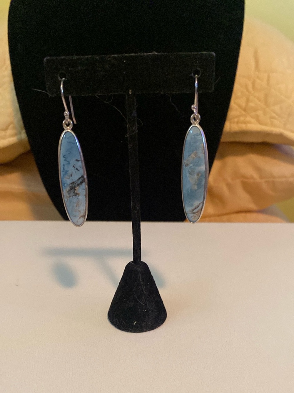 New Charles Albert S/Silver Aztec Earrings